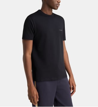 T-shirt extra slim coton - Armani Exchange - Bleu marine foncé