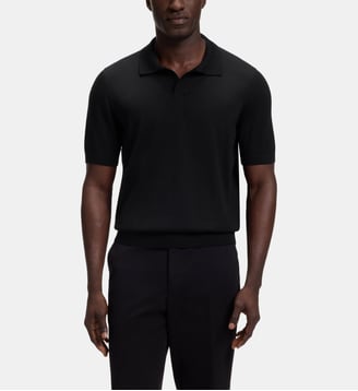 Pull à manches courtes Lantoni - BOSS - Black