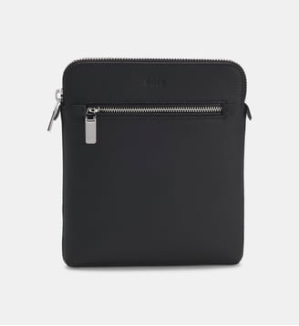 Sacoche New Crosstown en cuir - BOSS - Noir