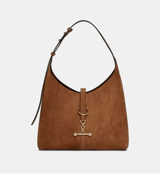 Sac hobo Kite en cuir suédé - Strathberry - Tan