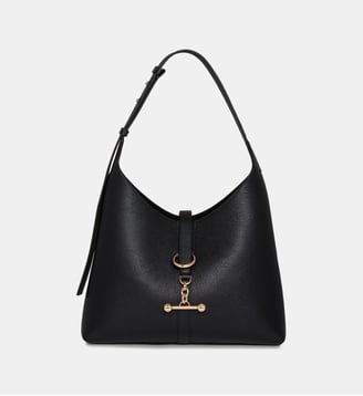 Sac hobo Kite en cuir grainé - Strathberry - Noir