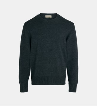 Pull Mycrew en laine et cachemire - Officine Générale - Anthracite