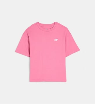 T-shirt confort coton - New Balance - Rose