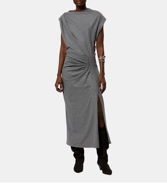 Robe longue fendue Naerys - Isabel Marant - Grey