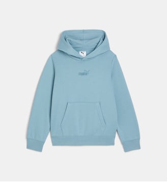 Hoodie signature en coton mélangé - Puma - Bleu