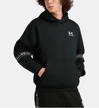 Hoodie signature et logos coton mélangé - Under Armour - Noir