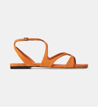 Sandales plates Aylat - Jimmy Choo - Orange