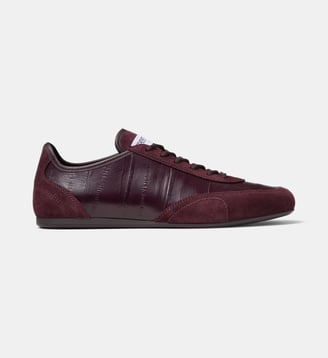 Baskets basses Sunny en cuir - Jimmy Choo - Merlot