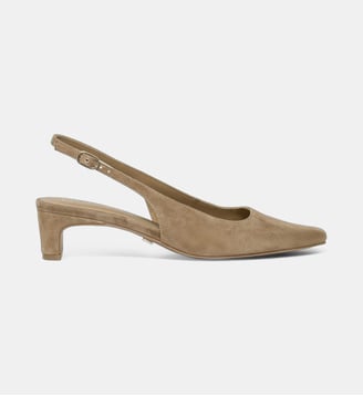 Escarpins sling back Darel - Bocage - Beige