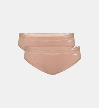 Lot de 2 culottes Hipster - Sloggi - Beige
