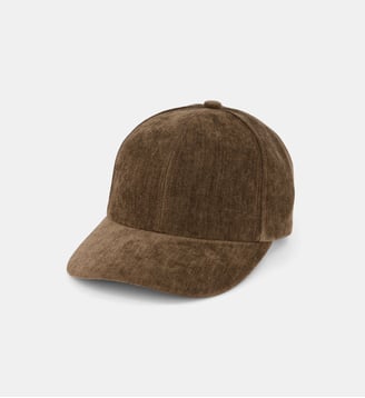 Casquette Velours unie - Galeries Lafayette - Kaki