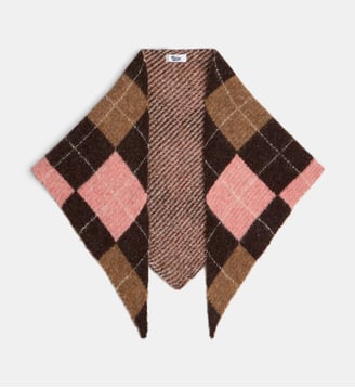 Écharpe triangle Steffie - Galeries Lafayette - Marron