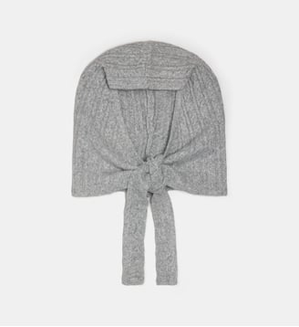 Cagoule Sarane en maille - Galeries Lafayette - Gris chine