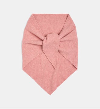 Écharpe triangle Sorella T - Galeries Lafayette - Rose
