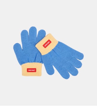 Gants Kingfisher - Hello Hossy - Bleu et beige