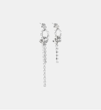 Boucles d'oreilles - Justine Clenquet - Argent cristal