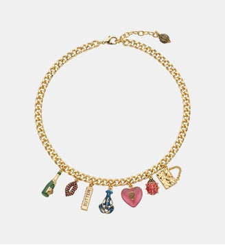 Collier Kurt avec charms - Kurt Geiger London - Doré