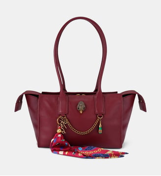 Sac Shopping Sloane en cuir avec foulard - Kurt Geiger London - Rouge