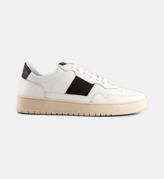 Sneakers basses - National Standard - Blanc et brun