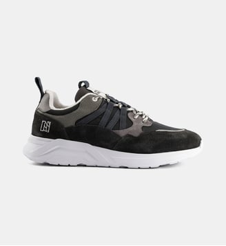 Baskets Running Modernes - National Standard - Noir et gris