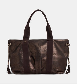 Sac cabas Prudy cuir pailleté
- Mila Louise - Chocolat