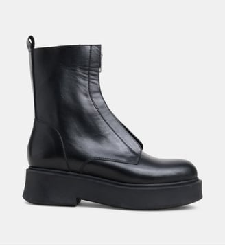 Bottines Albert en cuir - Jonak - Noir