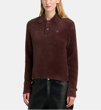 Pull polo W'Maine - Carhartt WIP - Marron chocolat