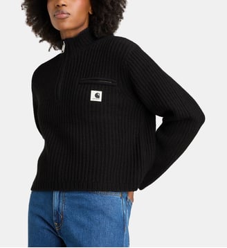 Pull W' Detroit col camionneur - Carhartt WIP - Noir