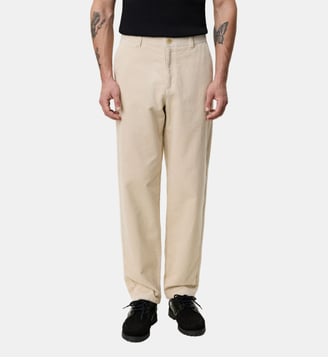 Pantalon droit côtelé en coton - Les Deux - Ivory