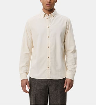 Chemise droit en coton signature - Les Deux - Ivory