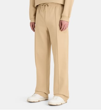 Pantalon droit jogger Punto coton bio - Casablanca - Beige