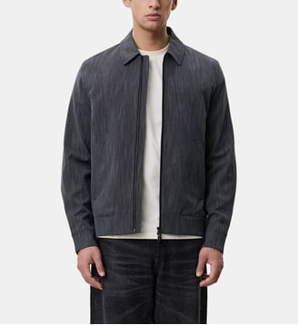 Veste droite fermeture à glissière - Les Deux - Black