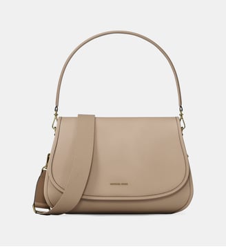 Sac besace signature - Michael Kors - Beige
