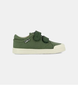 Baskets basses Izy Scratch en toile - Bonton - Vert