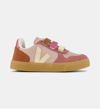Baskets basses Small V-10 cuir - Veja - Vieux rose