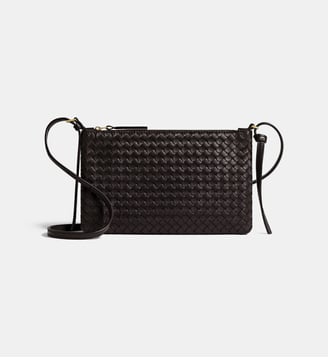 Sac pochette Gemelini en cuir  - Bottega Veneta - Marron