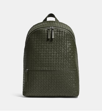 Sac à dos Intrecciato - Bottega Veneta - Kaki
