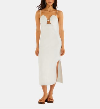 Robe droite sans manches signature - Farm Rio - Blanc
