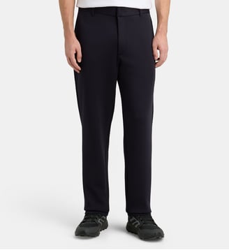 Jogging fuselé effet pantalon uni - Armani Exchange - Bleu marine foncé