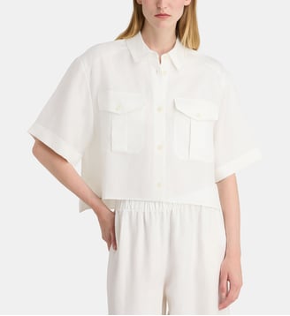 Chemisette ample courte Edith - Anine Bing - Ivory