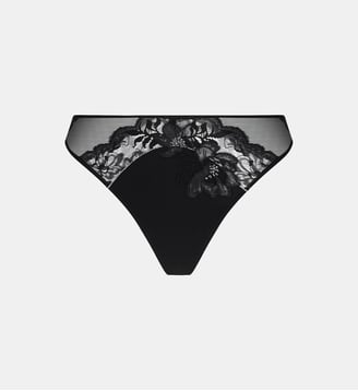 String Cuir Sexy - Lise Charmel - Noir et argent
