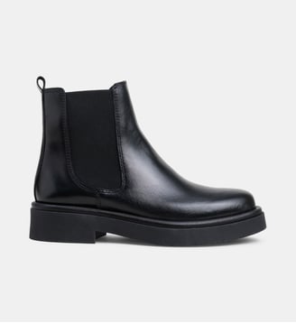 Bottines Nicolas en cuir - Jonak - Noir
