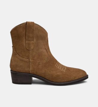 Bottines Taly en croûte de cuir - Jonak - Tabac