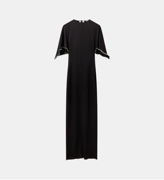 Robe Longue Embellished Handkerchief - Stella McCartney - Noir