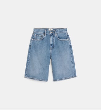 Short ample Jasper en denim - Anine Bing - Bleu clair
