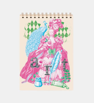Carnet de dessin Marie-Antoinette - Hirondelles & Cie - Blanc