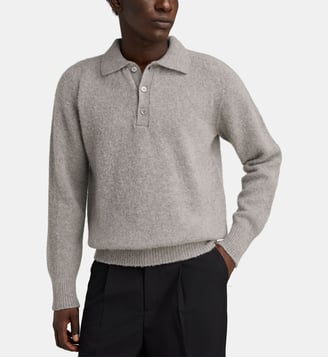 Pull 4.0 en laine - Another Aspect - Gris clair