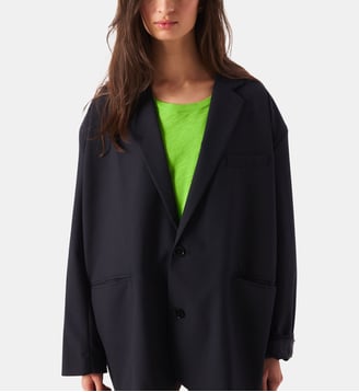 Blazer long ample - American Vintage - Navy