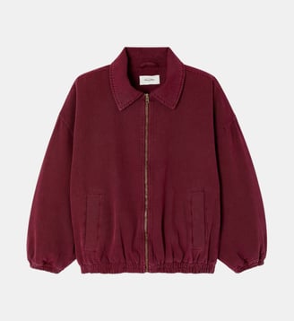 Veste zippée en coton - American Vintage - Vigne