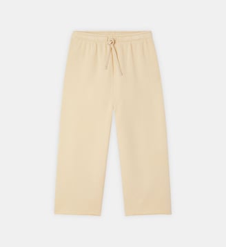 Pantalon jogging court  - American Vintage - Crème anglaise